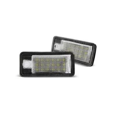 Luci Targa LED Anteriori Posteriori Canbus 2 Pezzi per Audi A3 8P A4 B6 B7 A6