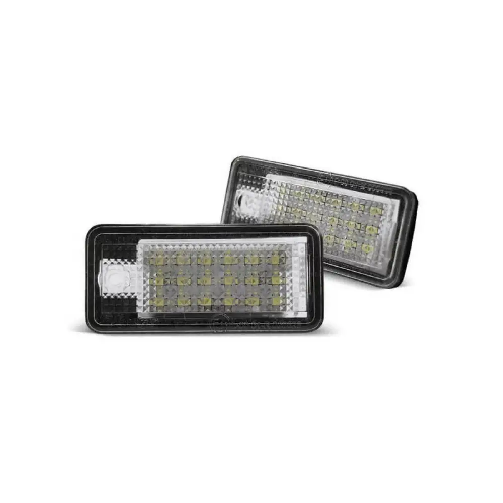 Luci Targa LED Anteriori Posteriori Canbus 2 Pezzi per Audi A3 8P A4 B6 B7 A6