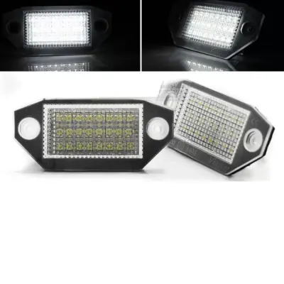 Luci Targa LED Posteriori 2 Pezzi per Ford Mondeo 00-07