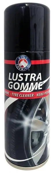 Lustragomme liquido nero brillante protezione pneumatici auto moto 200 ml