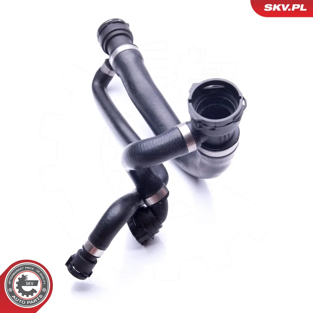 Manicotto radiatore radiatore per BMW Serie 5 (E60 E61) 6 (E64 E63) 17127519248