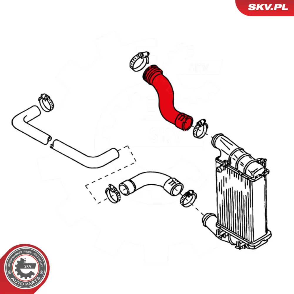 Manicotto turbina per Audi A4 B6 (8E2) A4 B6 Avant (8E5) 8E0145838G