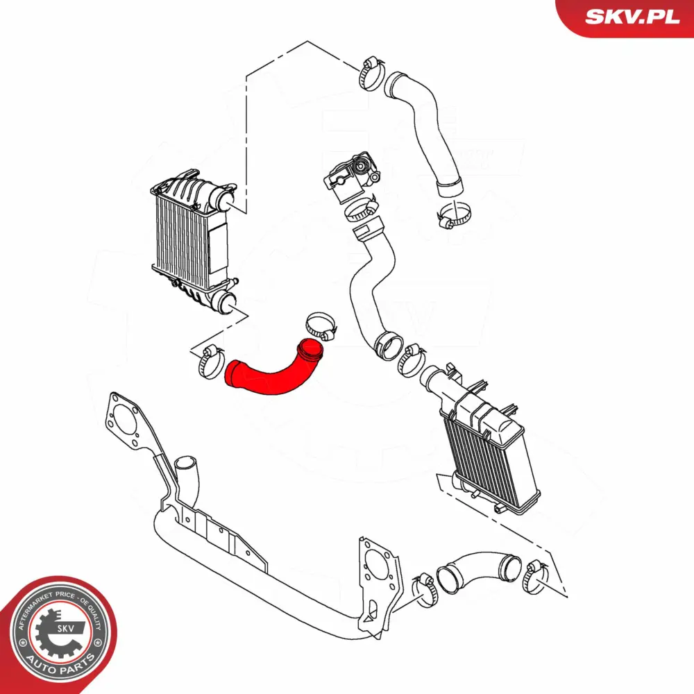 Manicotto turbina per Audi A4 B7 (8EC) 8E0145790N