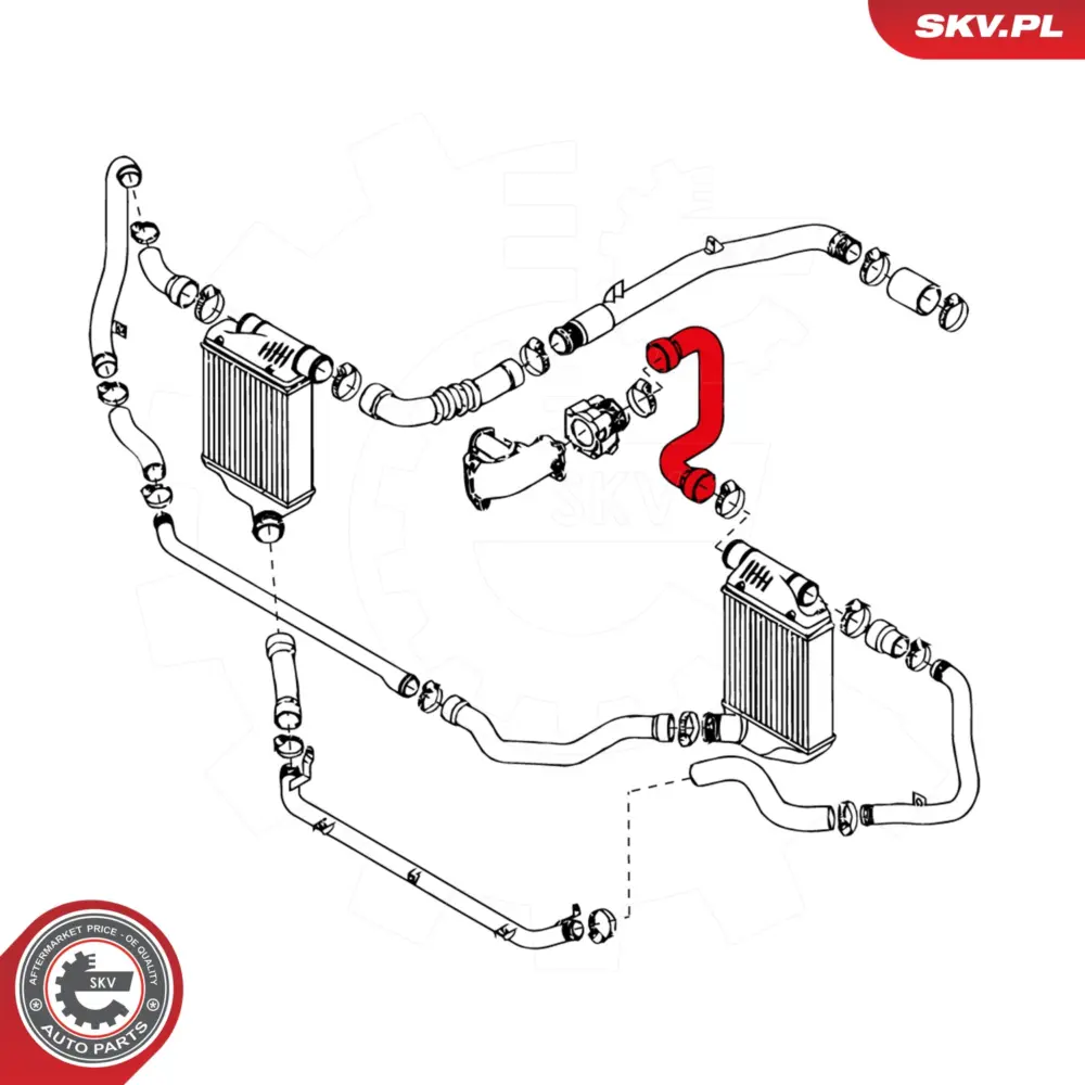Manicotto turbina per Audi A6 C6 (4F2) A6 C6 Avant (4F5) 4F0145373G