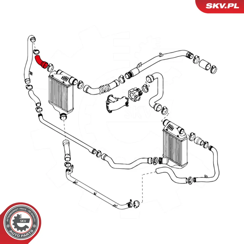 Manicotto turbina per Audi A6 C6 (4F2) A6 C6 Avant (4F5) 4F0145980
