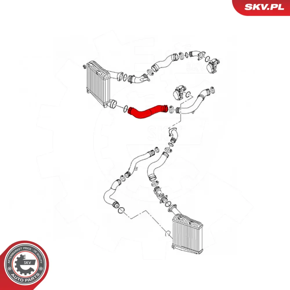 Manicotto turbina per Audi Q7 (4LB) 7L8145968
