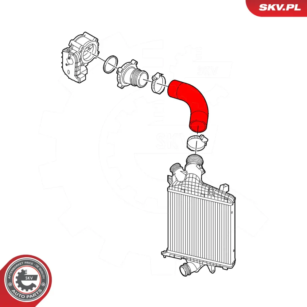 Manicotto turbina per Audi Q7 (4MB 4MG 4MQ) 4M0145737AF