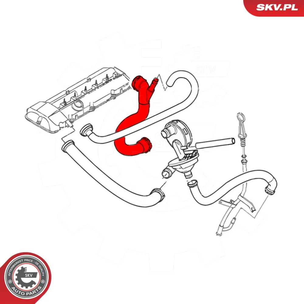 Manicotto turbina per BMW Serie 3 (E46) 5 (E39) Z3 (E36) Z4 (E85) 11617504535