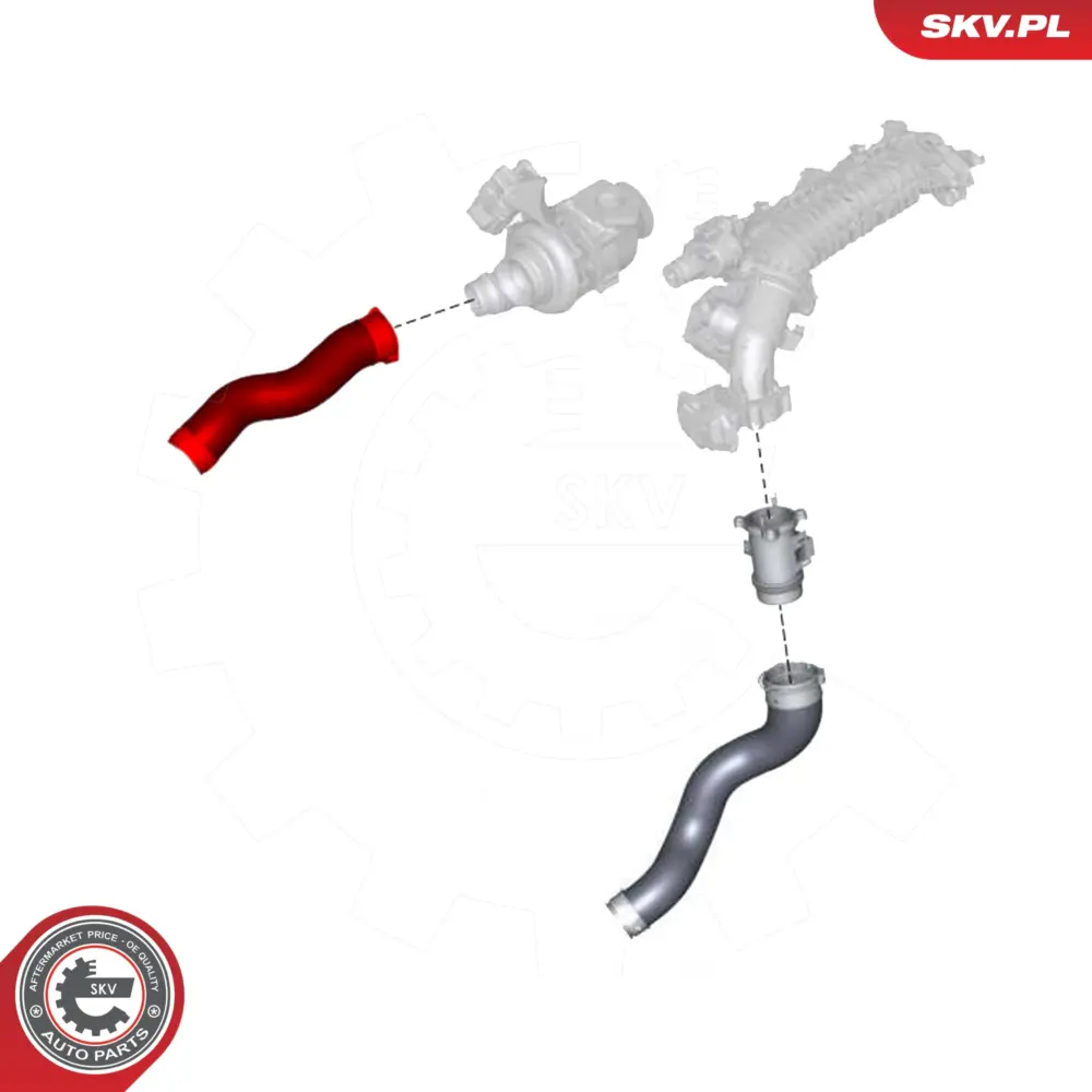 Manicotto turbina per BMW Serie 3 (E93 E92 E90 E91) X1 (E84) 11618511738