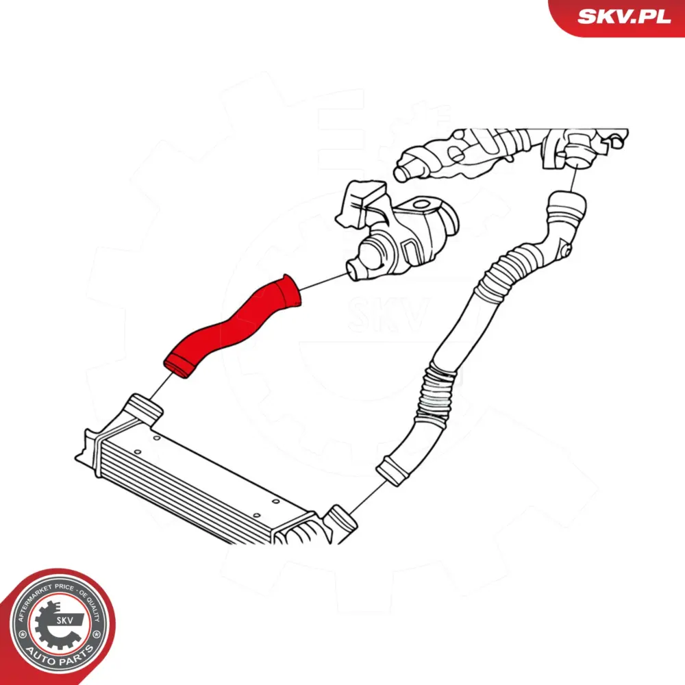 Manicotto turbina per BMW Serie 3 (E93 E92 E90) X1 (E84) 1 (E88 E82) 11617802753
