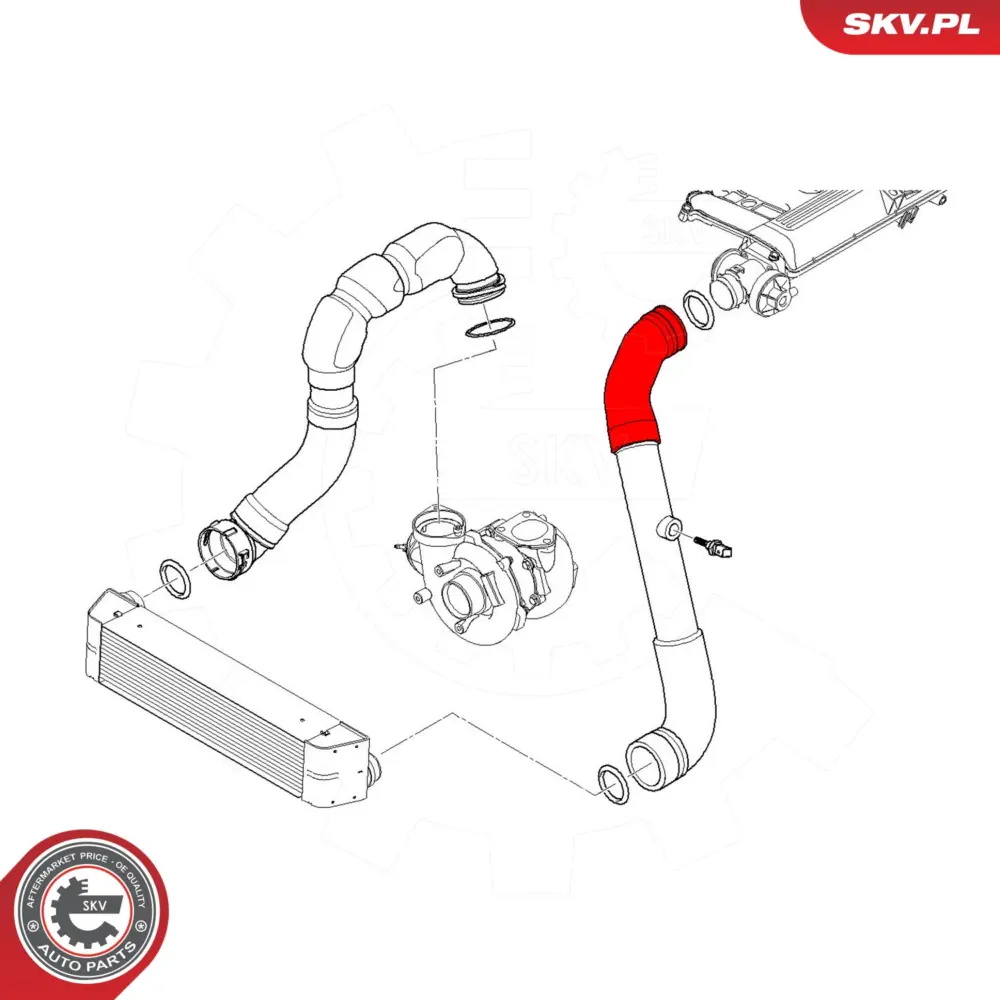 Manicotto turbina per BMW Serie 7 (E65 E66 E67) 11617794337