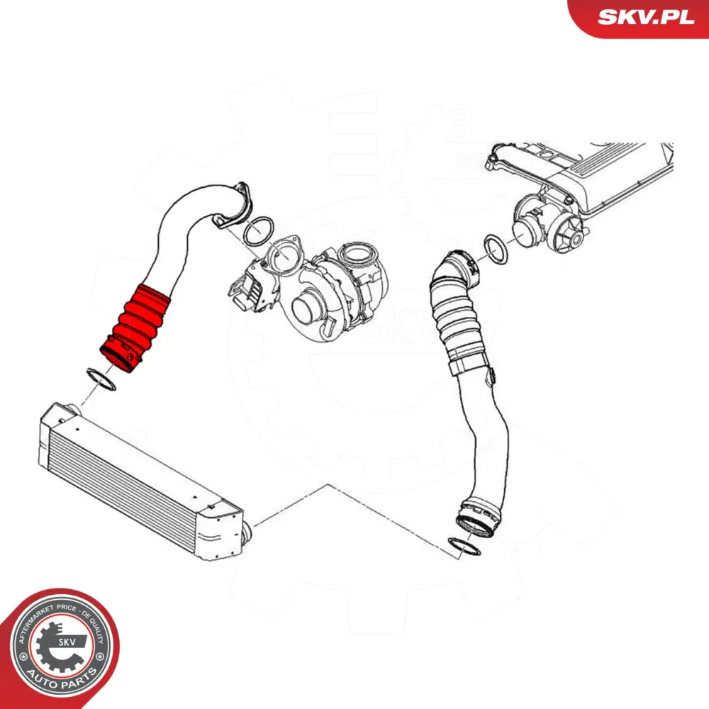 Manicotto turbina per BMW X5 (E70) X6 (E71 E72) 11 61 7 796 291