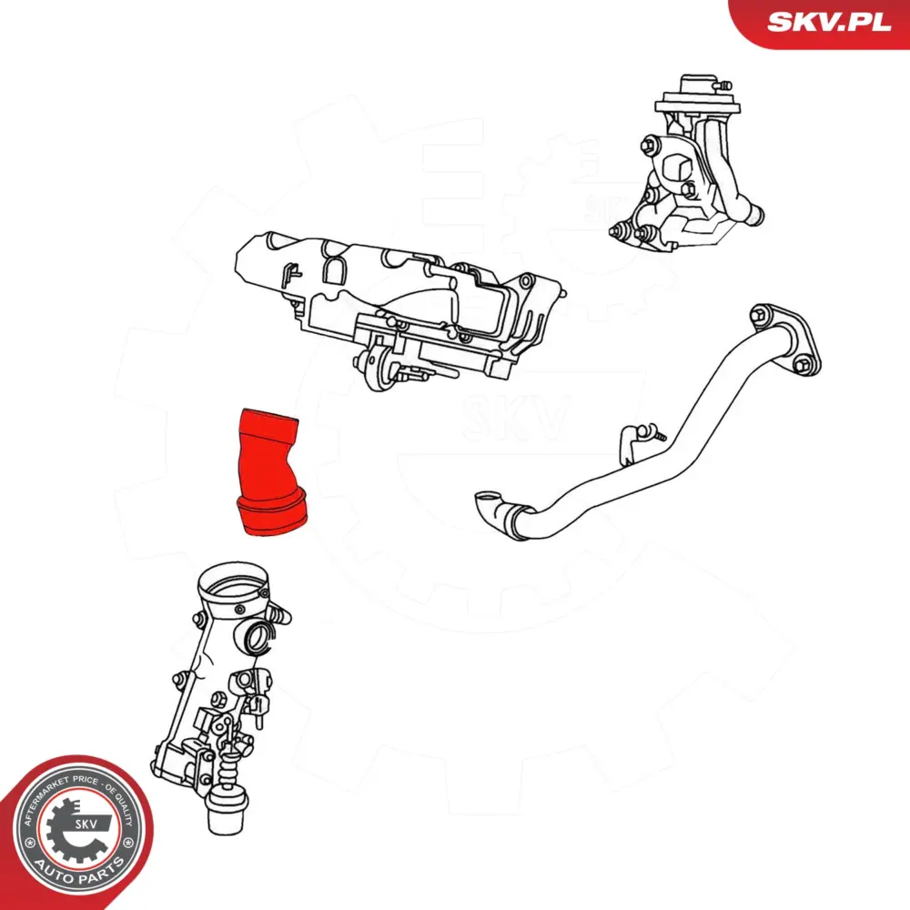 Manicotto turbina per Chrysler PT Cruiser 05080430AA