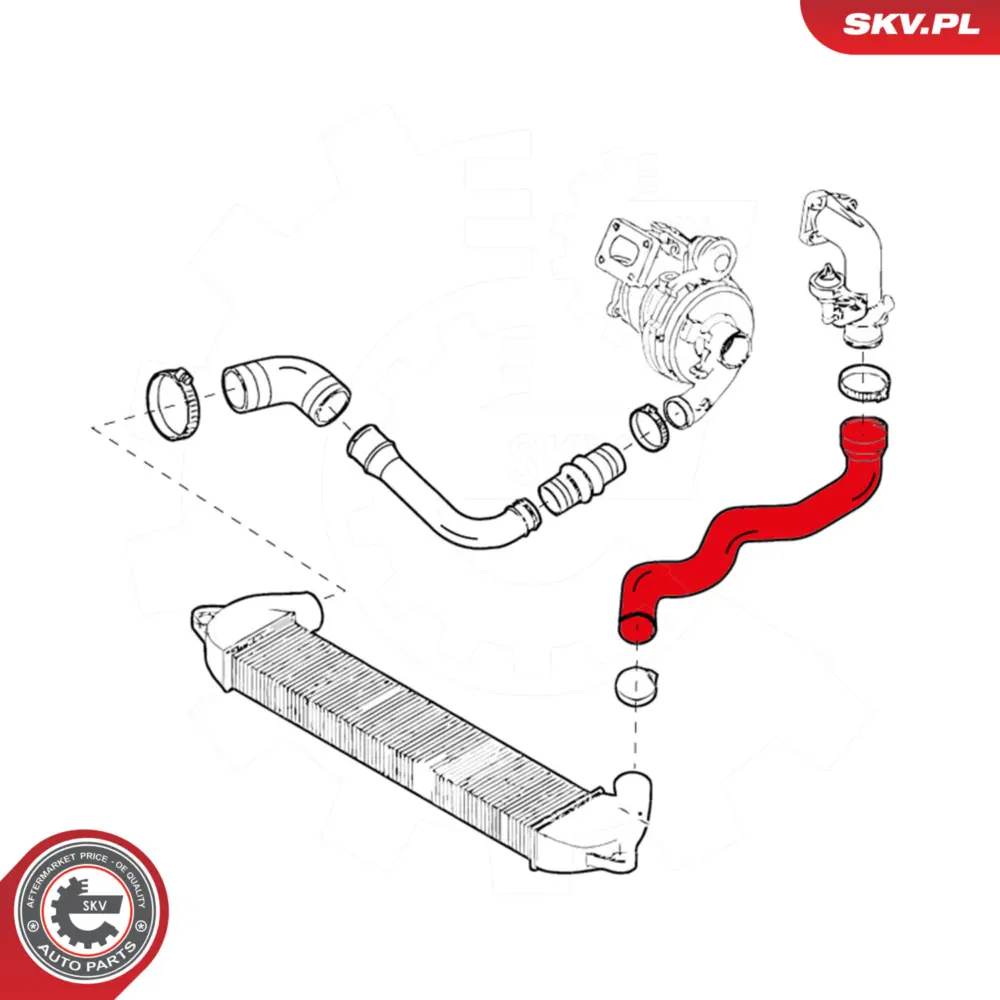 Manicotto turbina per Fiat Doblo MPV 46779537