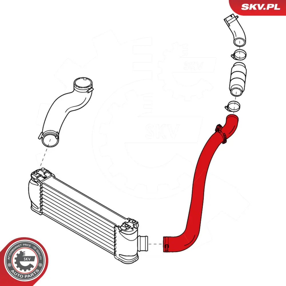 Manicotto turbina per Ford Transit Bus Transit Platform/Chassis 1373542