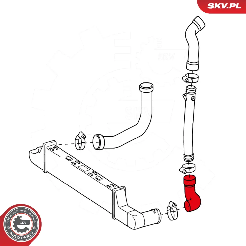 Manicotto turbina per Mercedes Classe E (W210) 2105285582