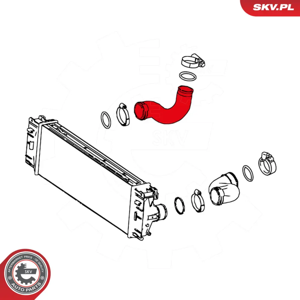 Manicotto turbina per Mercedes Sprinter 3,5-t Platform/Chassis (B906) 68013655AA
