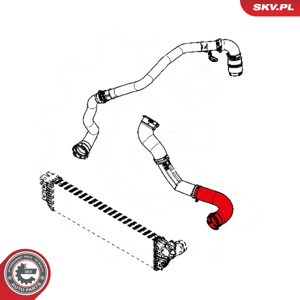 Manicotto turbina per Opel Movano B Platform/Chassis (X62) 14463-00Q2E