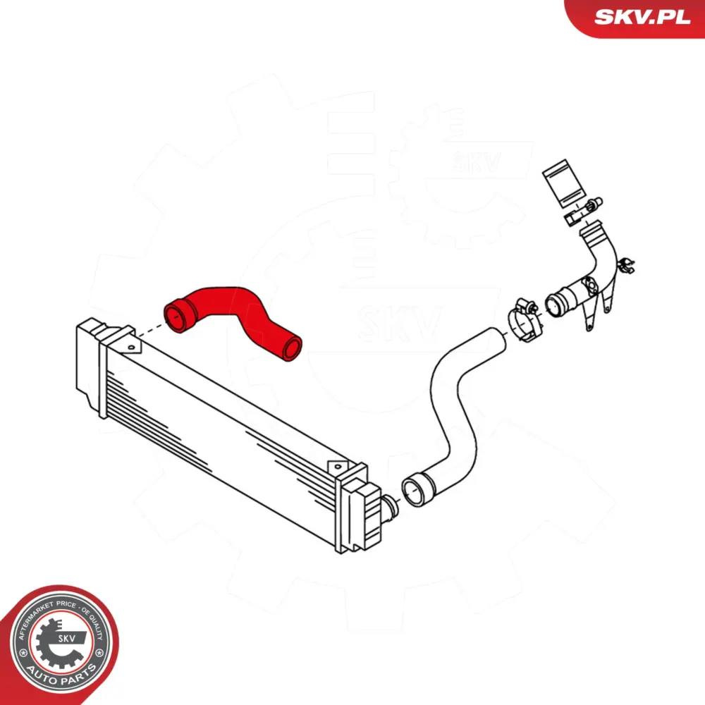 Manicotto turbina per VW Crafter 30-35 Bus Crafter 30-50 Van 9065280708