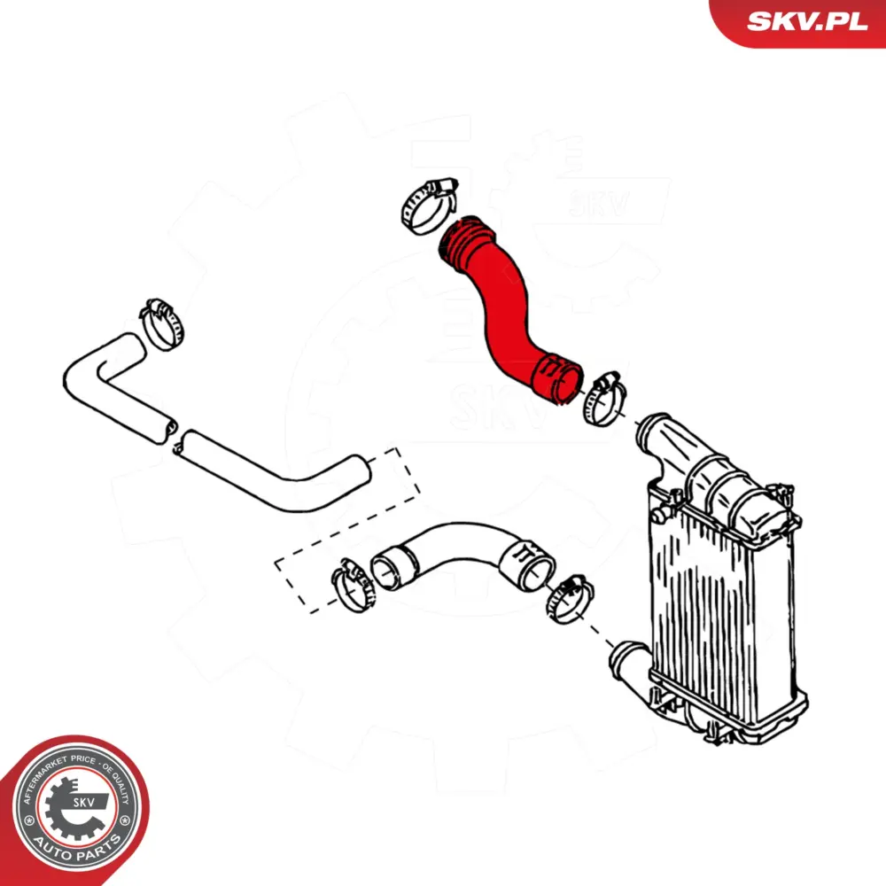 Manicotto turbina per VW Passat B5.5 (3B3) Passat B5.5 Variant (3B6) 3B0145834AA