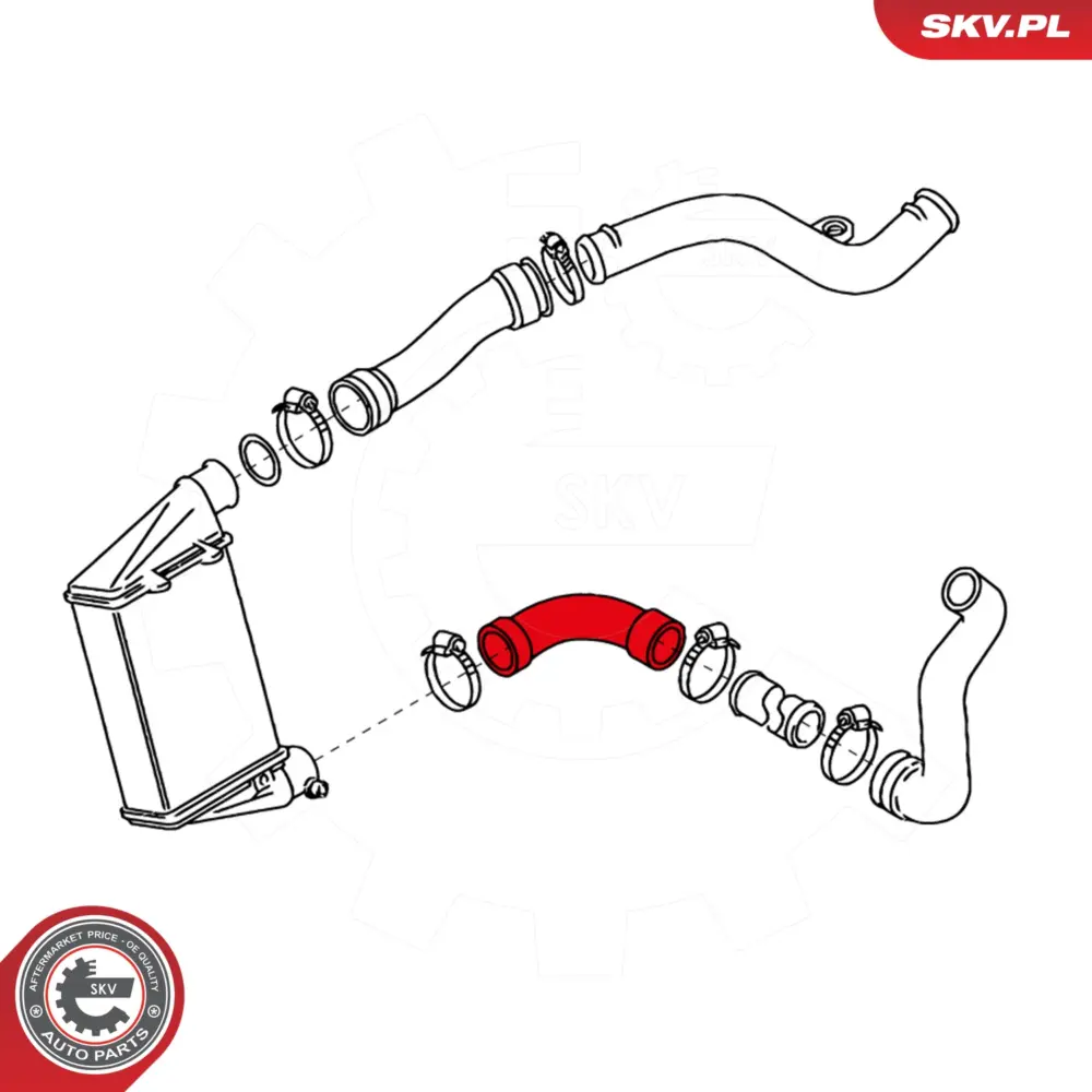 Manicotto turbina per VW Passat B5.5 (3B3) Passat B5.5 Variant (3B6) 3B0145834L