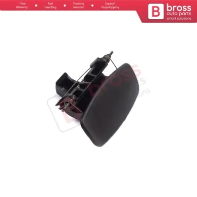 Maniglia Apertura Vano Portaoggetti Nera per Renault Clio MK2 Phase 2 2001-2003