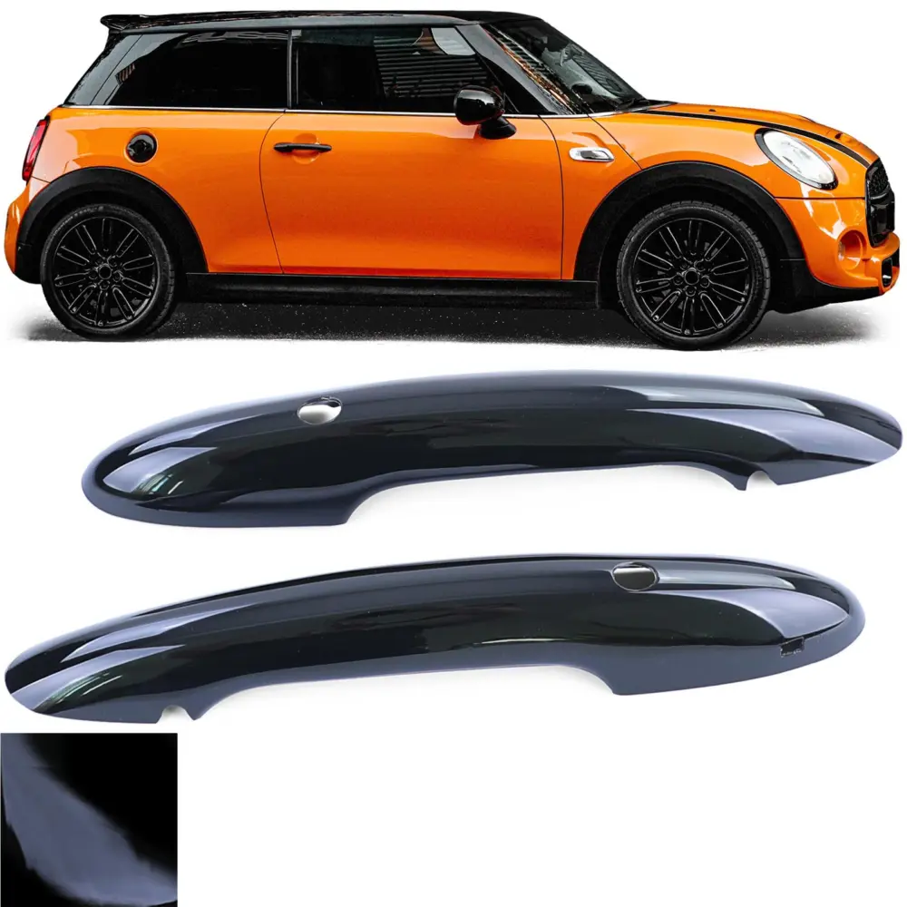 Maniglia Copertura Nera Lucida per Mini F55 F56 F57 con Comfort Access (2013+)