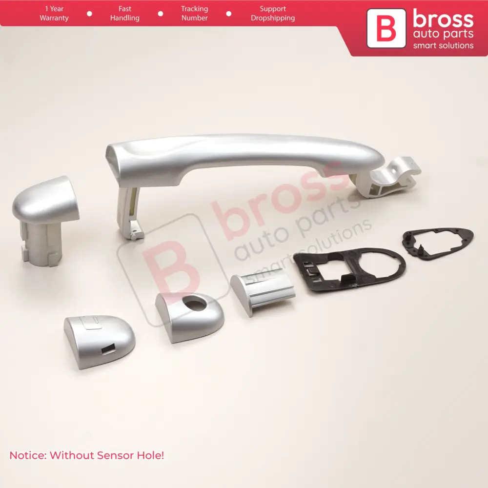 Maniglia Esterna Cromata Porta per Renault Fluence Megane 3 Clio 4 Scenic 3