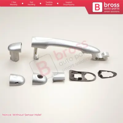 Maniglia Esterna Cromata Porta per Renault Fluence Megane 3 Clio 4 Scenic 3