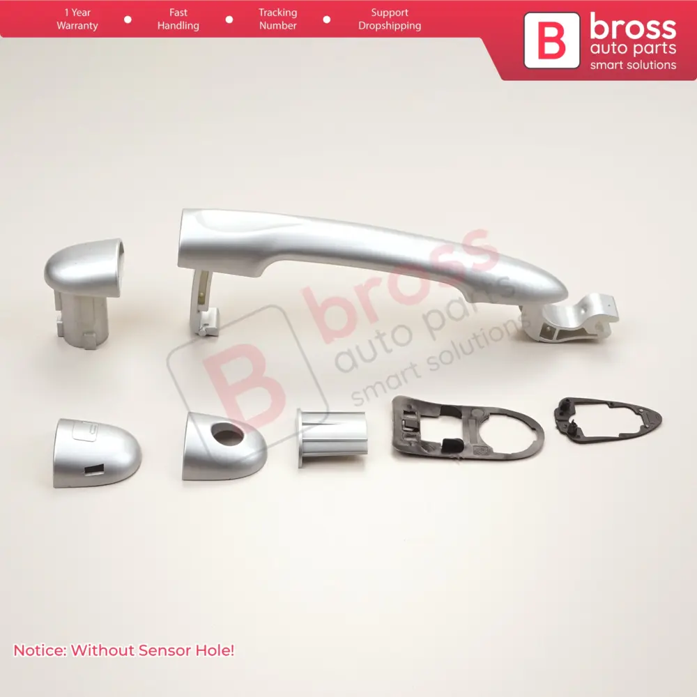 Maniglia Esterna Cromata Porta per Renault Fluence Megane 3 Clio 4 Scenic 3