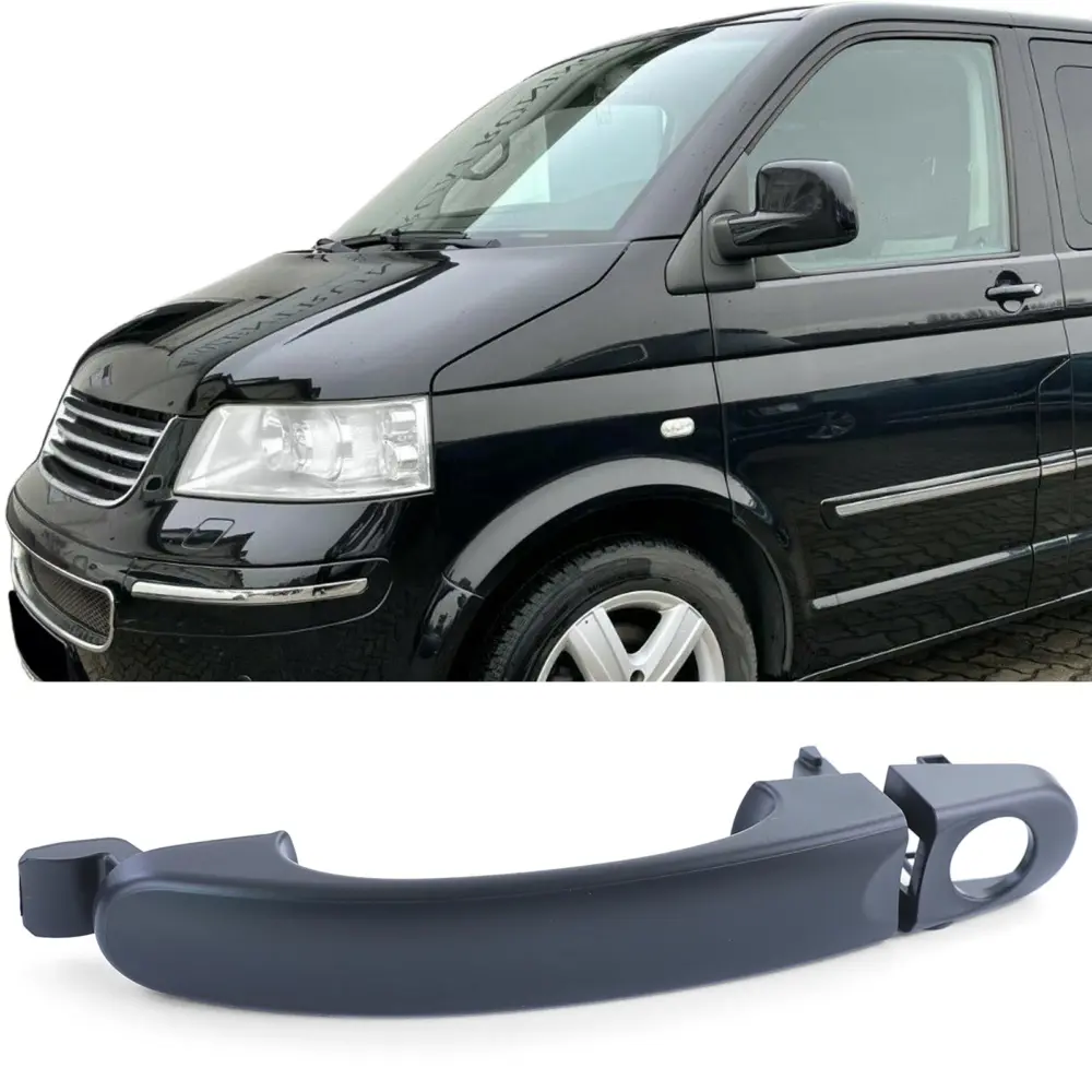 Maniglia Esterna Nera Sinistra per Volkswagen Bus T5 2003-2009