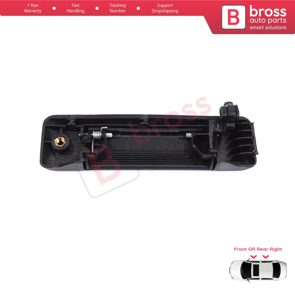 Maniglia Esterna Porta Destra Nera per Renault 19 Super 5 Express Rapid Extra