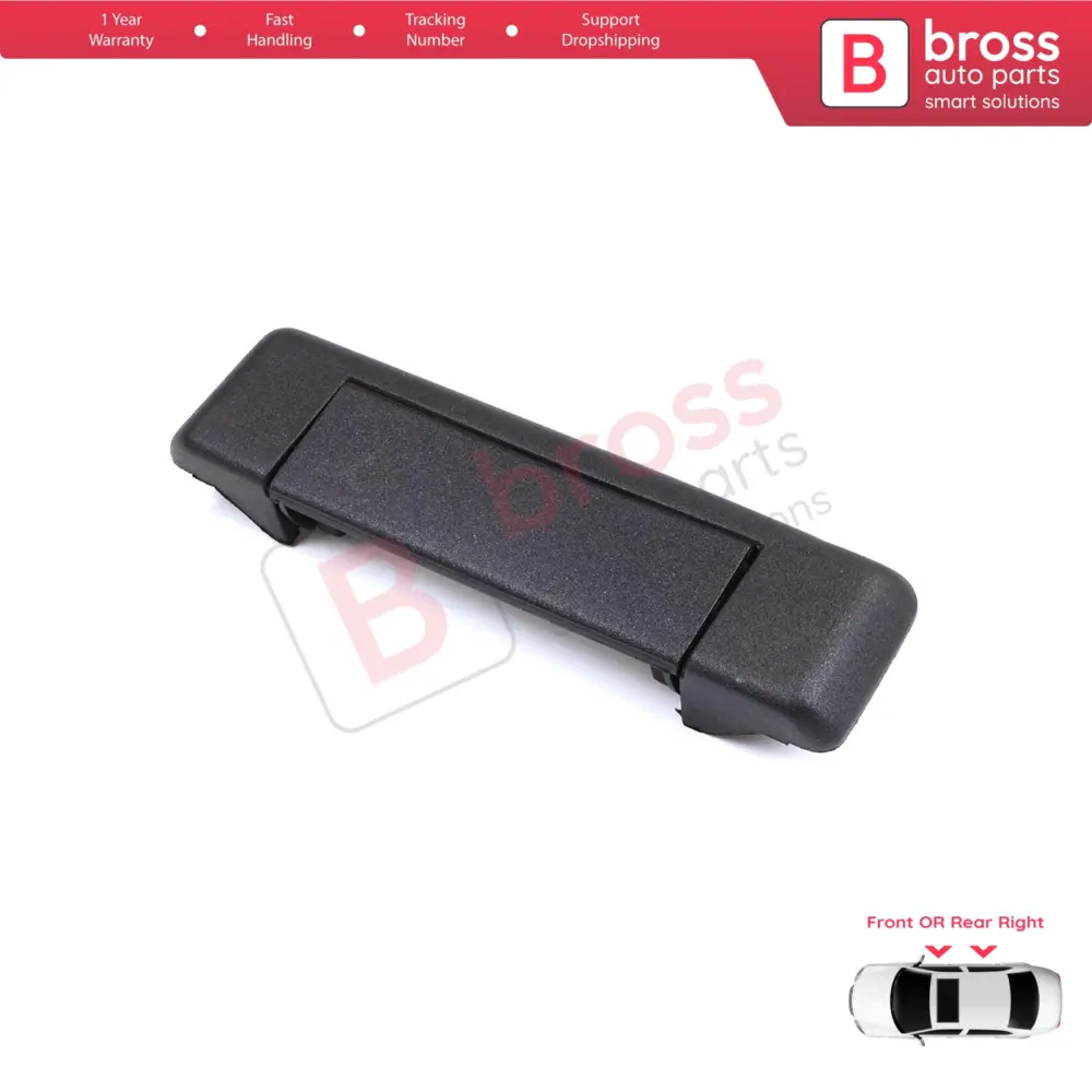 Maniglia Esterna Porta Destra Nera per Renault 19 Super 5 Express Rapid Extra