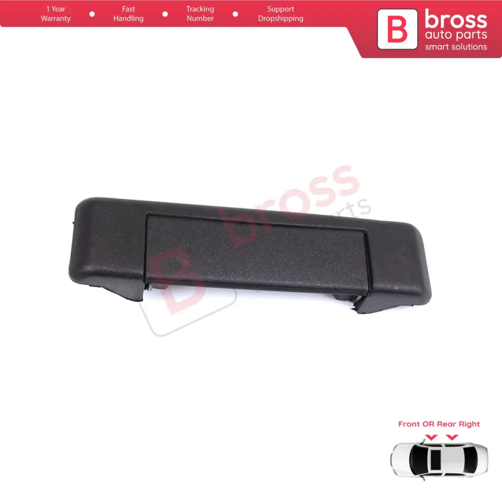 Maniglia Esterna Porta Destra Nera per Renault 19 Super 5 Express Rapid Extra