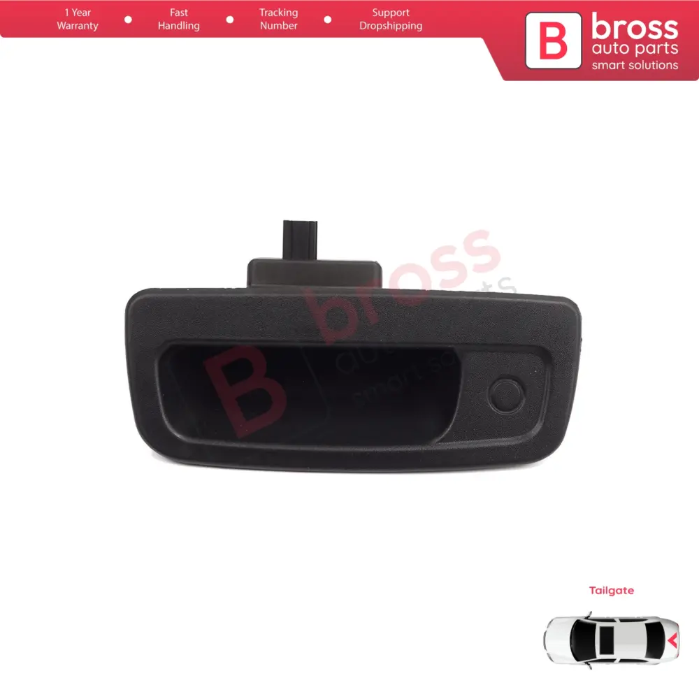 Maniglia Esterna Portellone Posteriore Nera per Renault Kangoo MK2 Express Fw
