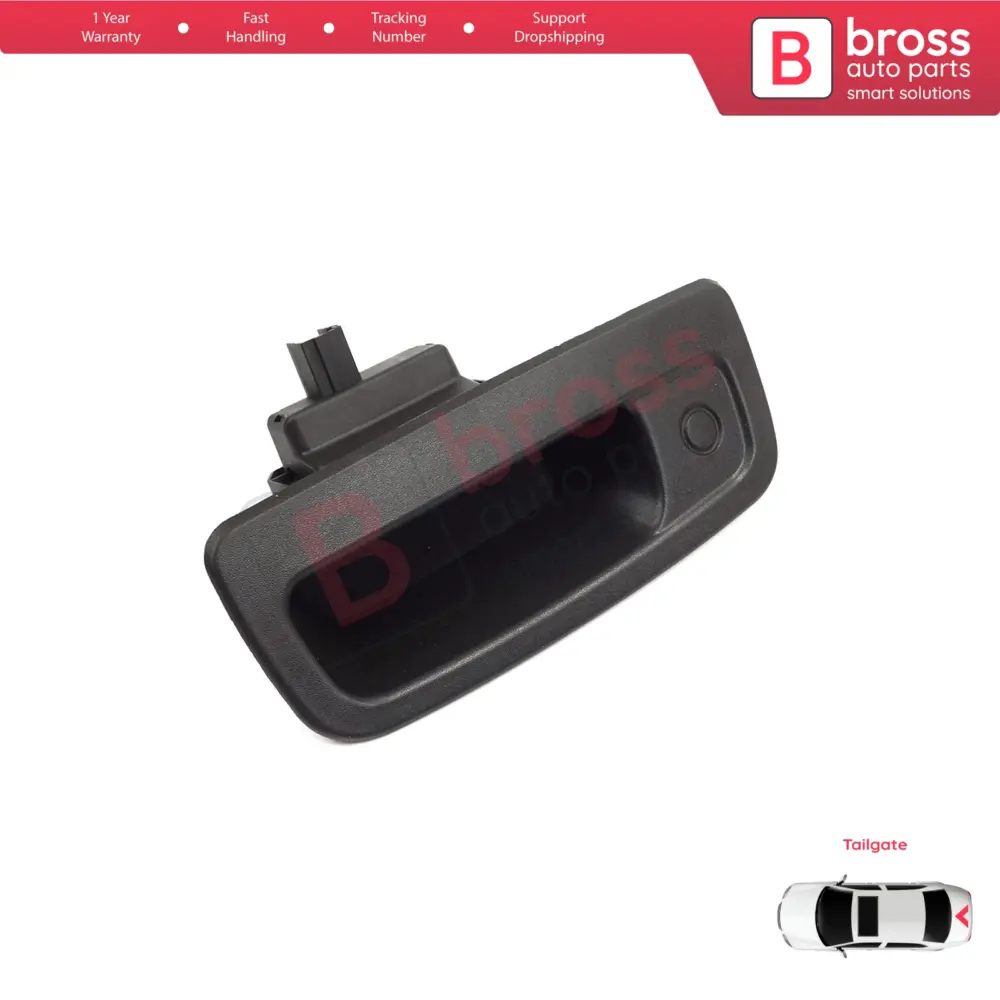 Maniglia Esterna Portellone Posteriore Nera per Renault Kangoo MK2 Express Fw