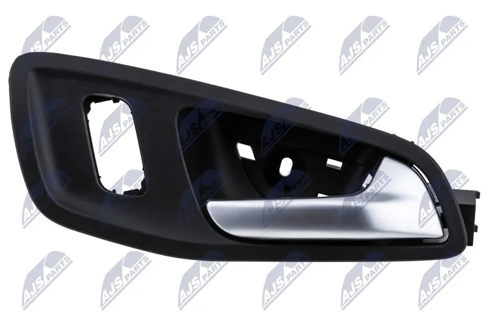 Maniglia Interiore Porta Anteriore Destra Nera Cromo per Ford Transit 2014