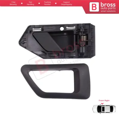 Maniglia Interna Anteriore Destra Nera per Citroën Berlingo MK1 1996-2011