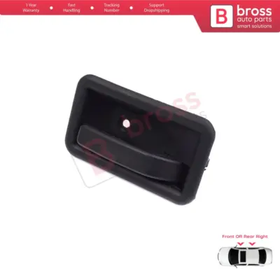 Maniglia Interna Anteriore Destra Nera per Renault 19 Phase 2 1992-2000 Clio