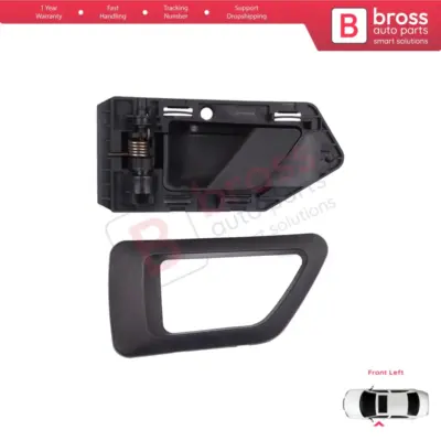Maniglia Interna Anteriore Sinistra Nera per Citroën Berlingo MK1 1996-2011