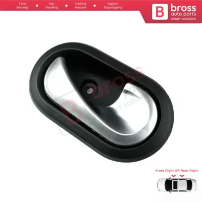 Maniglia Interna Porta Cromata Destra per Dacia Dokker Lodgy Duster Sandero