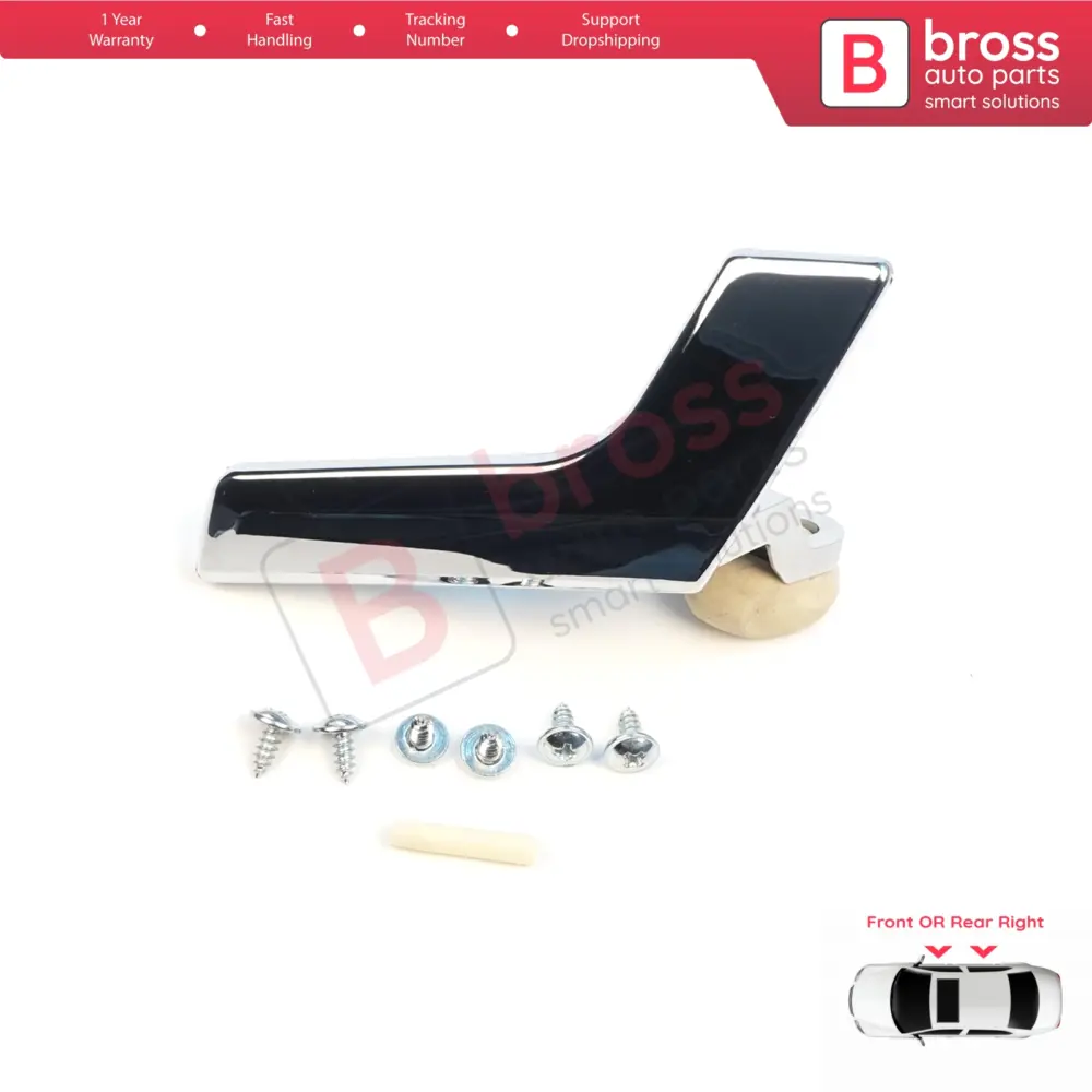 Maniglia Interna Porta Cromata Lato Destro per Mercedes W204