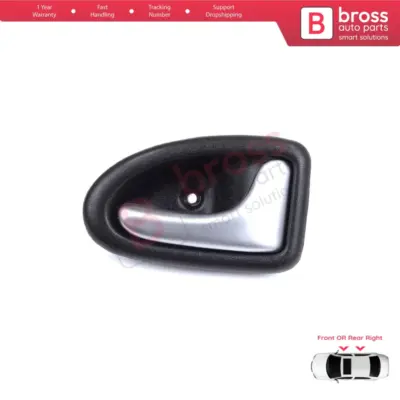 Maniglia Interna Porta Destra Cromata per Renault Clio 2 Scenic Megane Trafic