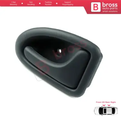 Maniglia Interna Porta Destra Grigia Tipo Asta per Renault Clio 2 Scenic Megane