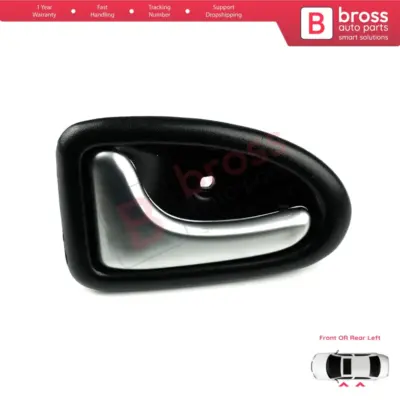 Maniglia Interna Porta Sinistra Cromata per Renault Clio 2 Scenic Megane 1