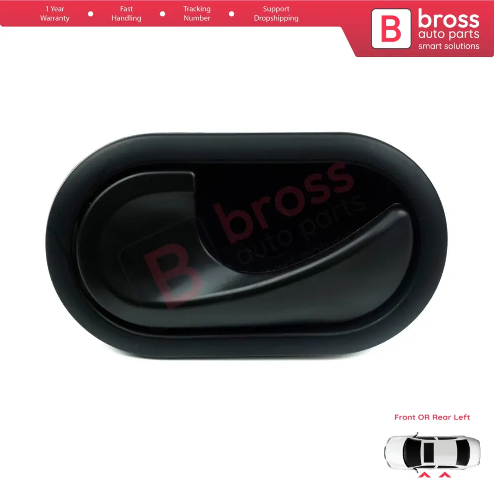 Maniglia Interna Porta Sinistra Nera per Renault Scenic Megane Twingo Kangoo
