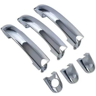 Maniglie Esterne Cromate 3 Pezzi per Volkswagen Bus T5 03-09