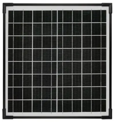 Mantenitore batteria solare 18V 20W pannelli monocristallini caricabatterie