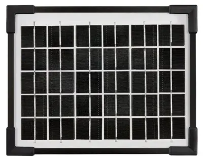 Mantenitore batteria solare con pannelli monocristallini 18V 5W caricabatterie