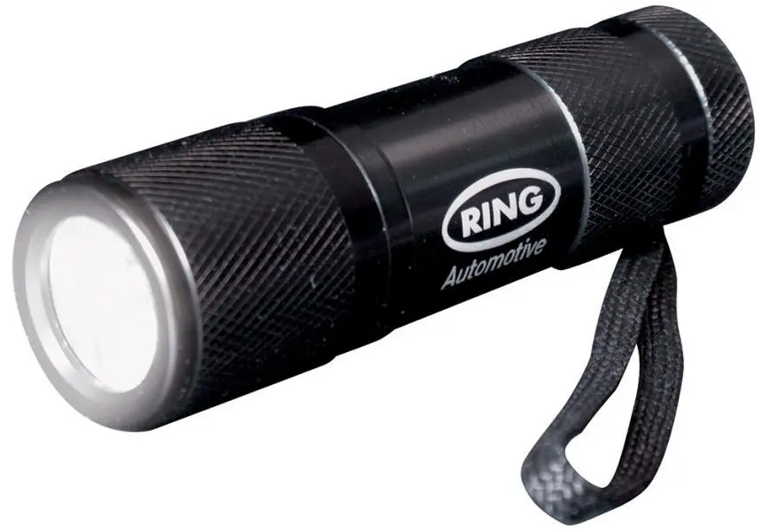 Mini torcia in alluminio a 9 led per Mini Torcia in Alluminio a 9 led